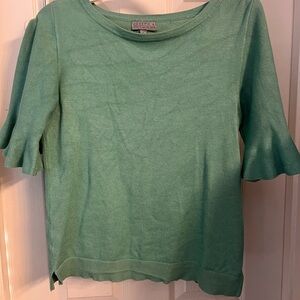 Joseph A mint knit top Small